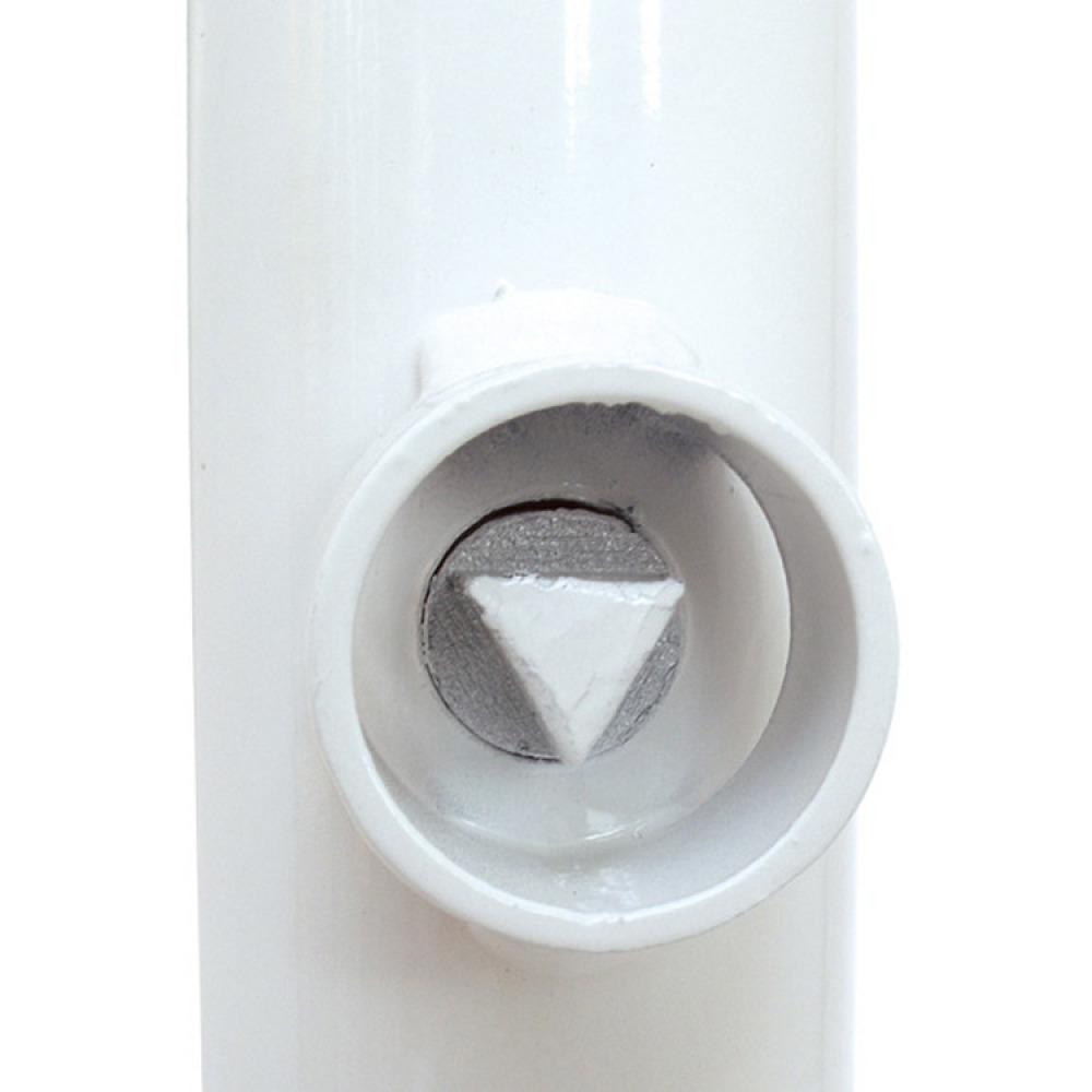 Stilpoller 70 x 70 mm mit Flachstahl-Aufsatz