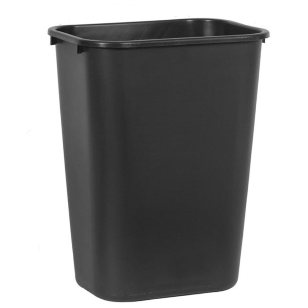 Modellbeispiel: Papierkorb -Square- Rubbermaid, 39 Liter, in schwarz (Art. 12175-01)