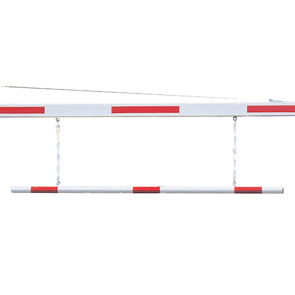 Anwendungsbeispiel: Barriere für Höhenbegrenzungssperren Modell rot/weiß (Art. 13806)