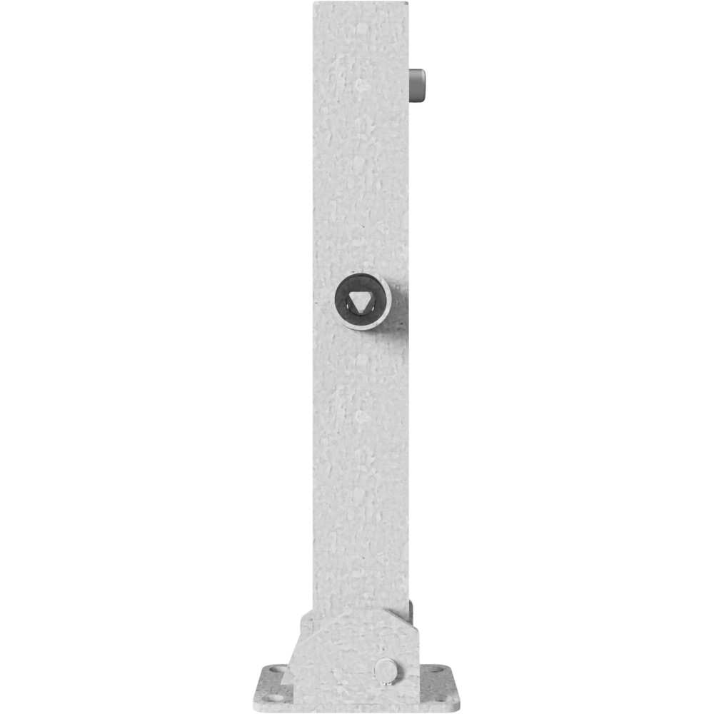 Absperrpfosten 'Bollard' 70 x 70 mm, umlegbar