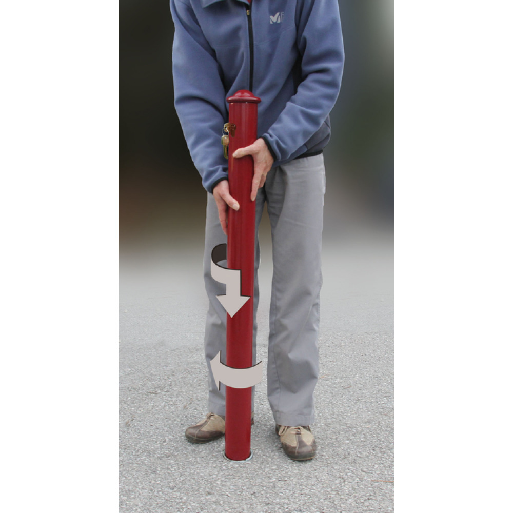 Anwendungsbeispiel: Schließung des Absperrpfostens