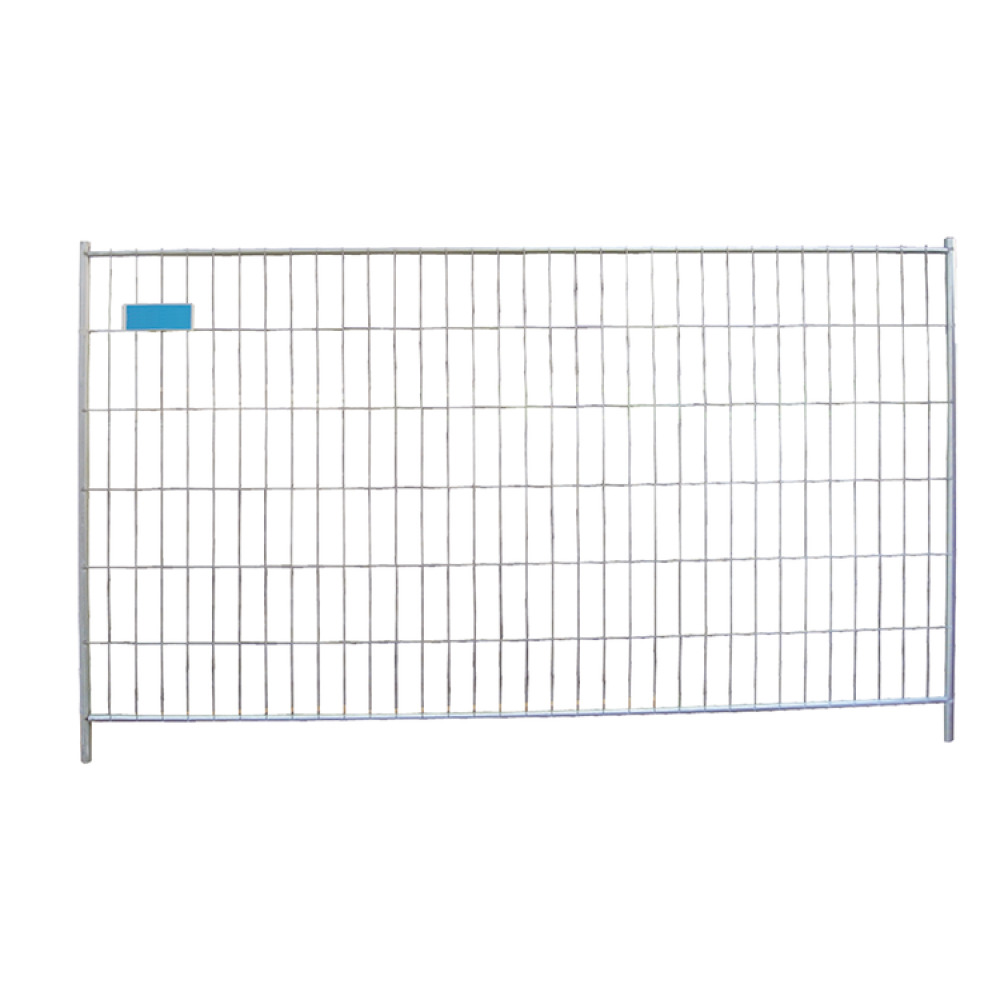 Bauzaun 'Basic' Komplett-Set inkl. 29 Bauzaunelemente, 2 Paletten, Verbindungsschellen u. Füßen