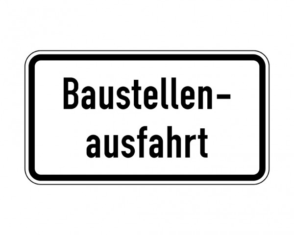 Verkehrszeichen - Baustellenausfahrt Nr. 1006-33