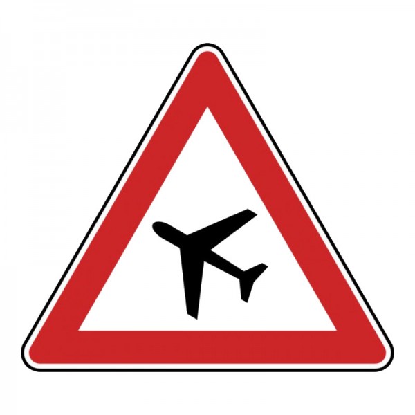 Verkehrszeichen - Flugbetrieb (Aufstellung rechts) Nr. 144-10