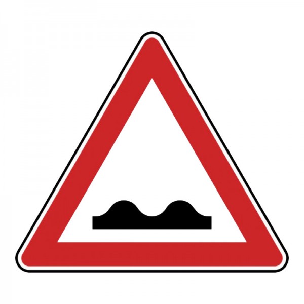 Verkehrszeichen - Unebene Fahrbahn Nr. 112