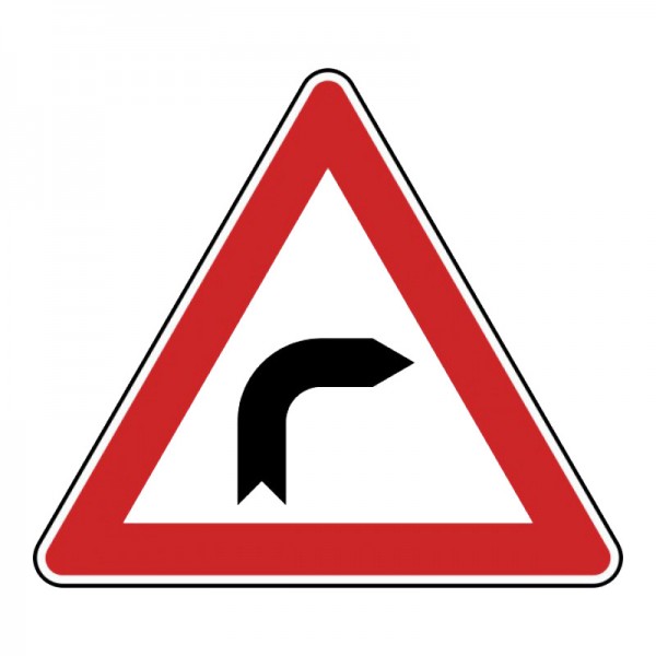 Verkehrszeichen - Kurve (rechts) Nr. 103-20